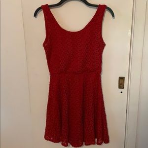 Red Lace Dress